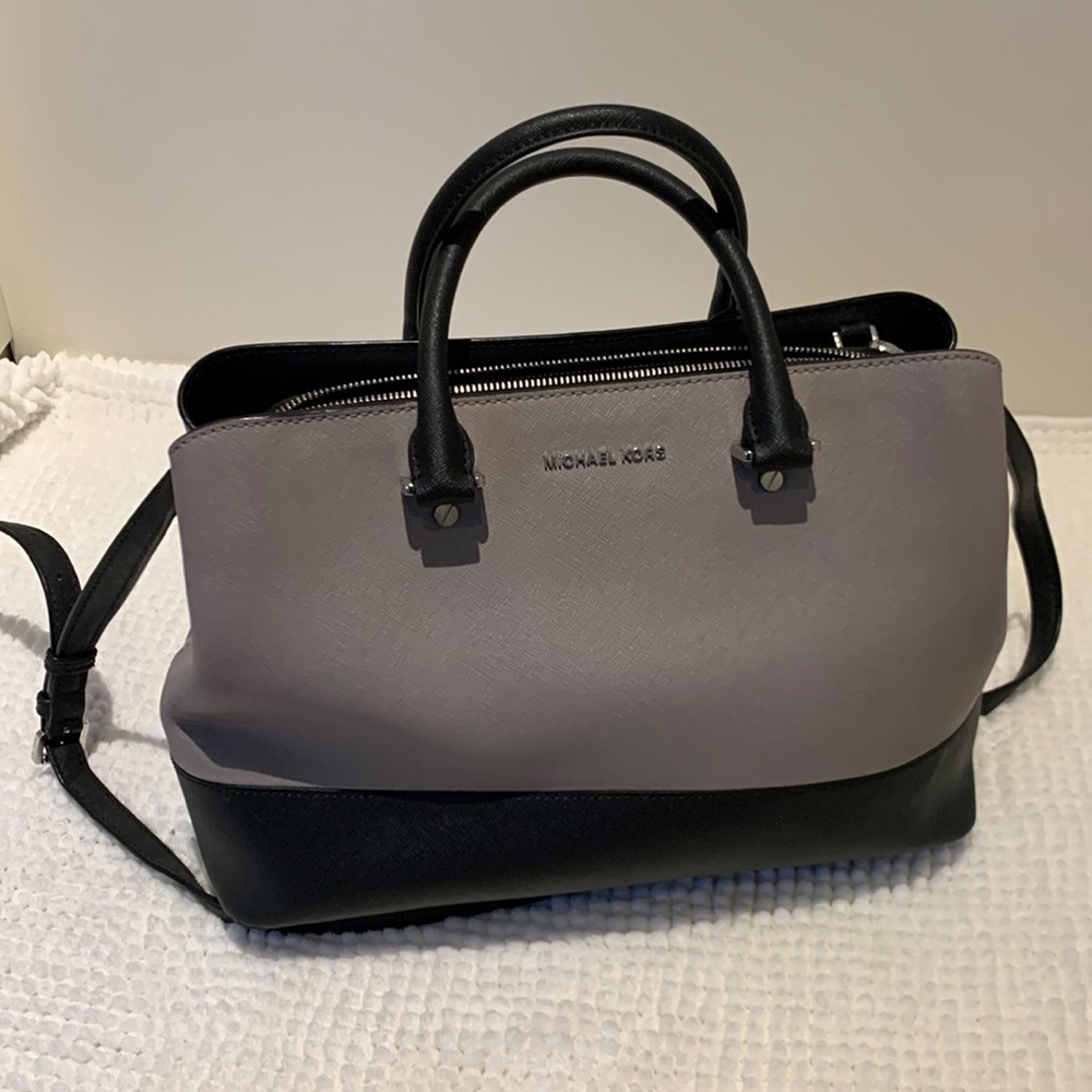 Michael Kors Grey and Black handbag